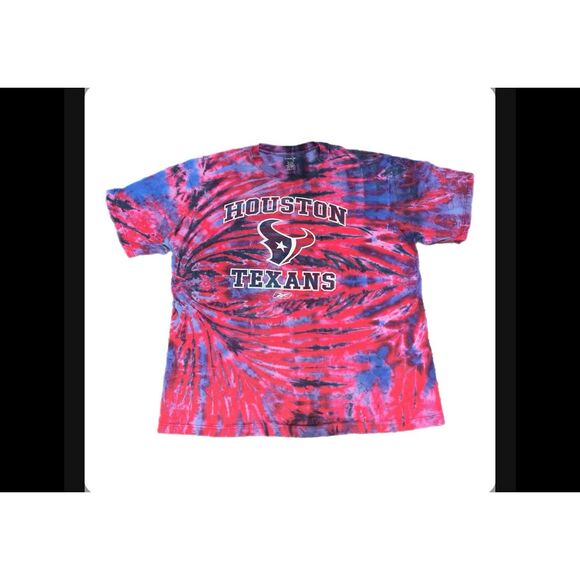 Vintage Reebok Houston Texans Tie-Dye Tee - Picture 1 of 4